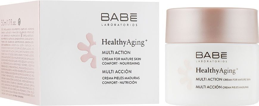 Дневной мультизащитный лифтинг крем c DMAE и SPF 30 Babe Laboratorios Healthy Aging Multi Protector Lifting Cream SPF30, 50мл