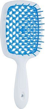 Расческа для волос Janeke Superbrush, белый с голубым