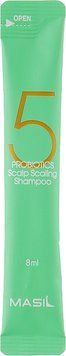 Шампунь для глибокого очищення шкіри голови Masil 5 Probiotics Scalp Scaling Shampoo (стік) 8 мл
