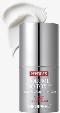 Бальзам для губ и лица с пептидами - Medi Peel Peptide 9 Volume Bio Tox Grinding Lip and Face Ampoule Balm PRO, 14 г