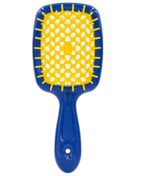 Расческа для волос Janeke Superbrush, синий с желтым