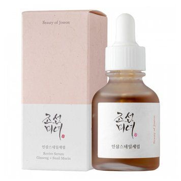 Відновлююча сироватка з женьшенем і муцином равлика - Beauty Of Joseon Revive Serum: Ginseng + Snail Mucin, 30 мл