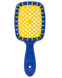 Расческа для волос Janeke Superbrush, синий с желтым
