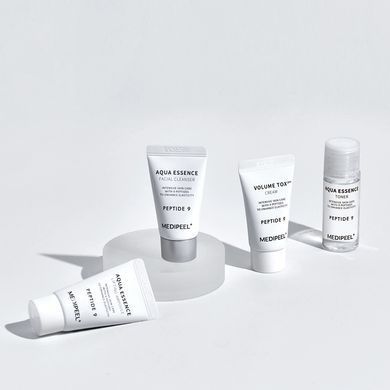 Набор миниатюр с пептидами - Medi Peel Peptide 9 Aqua Essence Trial Kit, 4 продукта