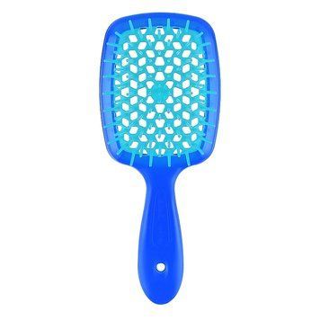 Расческа синяя  голубым маленькая - Janeke SMALL SUPER BRUSH
