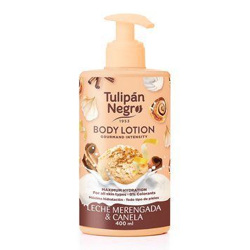Лосьон для тела МОЛОЧНОЕ БИЗЕ - TULIPAN NEGRO Body Lotion Milk Meringue & Cinnamon, 400 мл