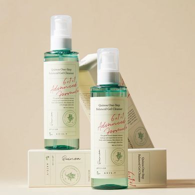 Универсальный гель для умывания с киноа - AXIS-Y Quinoa One Step Balanced Gel Cleanser, 180 мл