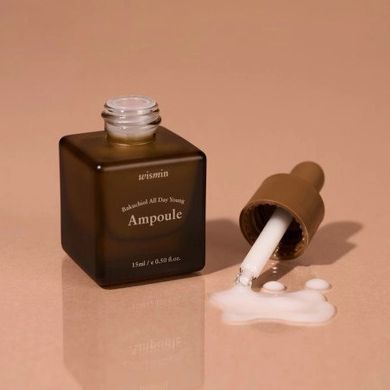 Набор ампульных сывороток с бакучиолом - Wismin Bakuchiol All Day Young Ampoule, 15 мл*4 шт