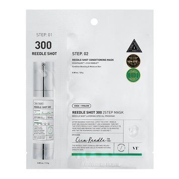 [VT COSMETICS] Тканевая двухэтапная интенсивная маска для лица с микроиглами Reedle Shot 300 2-Step Mask, 1 шт