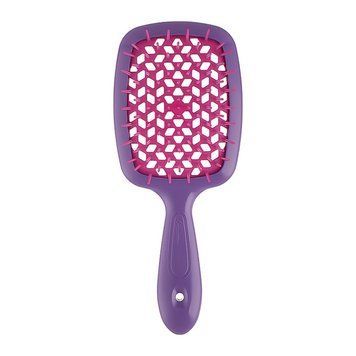 Расческа фуксия с малиновым маленькая - Janeke SMALL SUPER BRUSH