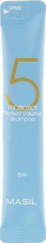 Шампунь з пробіотиками для ідеального об'єму волосся Masil 5 Probiotics Perfect Volume Shampoo (стік) 8 мл