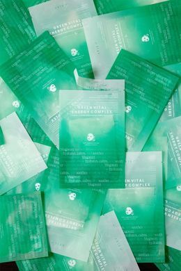 Заспокійлива тканинна маска з полином - AXIS-Y Mugwort Green Vital Energy Complex Sheet Mask, 1 шт