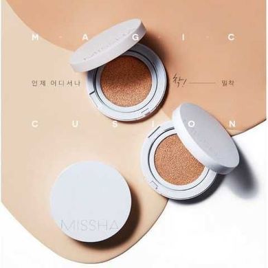 Тональный крем-кушон для стойкого макияжа - Missha Magic Cushion Cover Lasting SPF 50+ PA+++, 23 тон, 15 г
