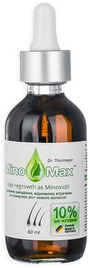 Лосьон для стимуляции роста и против выпадения волос для мужчин MinoMax 10% Hair Regrowth Lotion, 60 мл