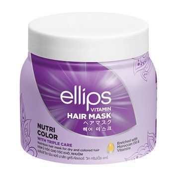 Маска для волосся "Сяйво кольору" - Ellips Vitamin Hair Mask Nutri Color, 200 г