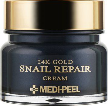 Крем для лица с коллоидным золотом и муцином улитки - Medi Peel 24k Gold Snail Repair Cream, 50 мл