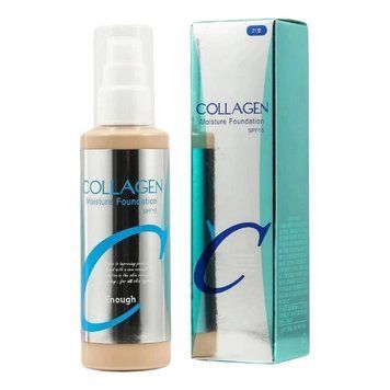 Тональний крем з колагеном - Enough Collagen Moisture Foundation SPF 15, Тон 21, 100 мл