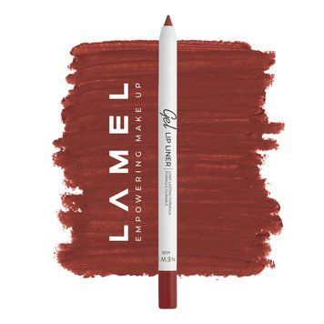 Стойкий гелевый карандаш для губ - Lamel Professional Long Lasting Gel Lip Liner, тон 408, 1.7 г (до 03.2027)