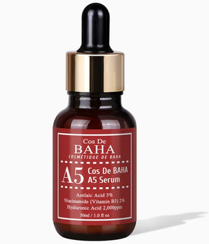 Сыворотка против акне и розацеа с азелаиновой кислотой 5% - Cos De Baha A5 Azelaic Acid 5 Serum, 30 мл