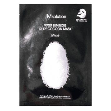 Тканевая маска с протеинами кокона шелкопряда - JMSOLUTION Water Luminous Silky Cocoon Mask Black, 1 шт