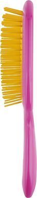 Гребінець для волосся Janeke Small Superbrush, рожевий з жовтим (Маленький)