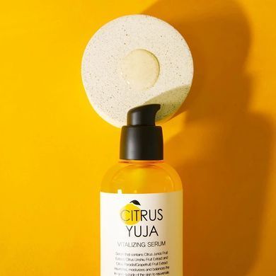 Сироватка для обличчя з екстрактом юдзу - FarmStay Citrus Yuja Vitalizing Serum, 100 мл