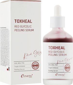 Пілінг-сироватка для обличчя із гліколевою кислотою Esthetic House Toxheal Red Glycolic Peeling Serum, 100мл