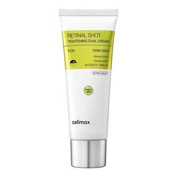 Крем підтягуючий для обличчя з ретиналем - CELIMAX The Vita-A Retinal Shot Tightening Dual Cream, 50 мл