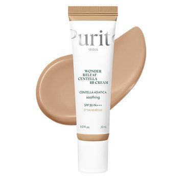 ВВ-крем с экстрактом центеллы - PURITO Seoul Wonder Releaf Centella BB Cream, №27 Sand Beige, 30 мл