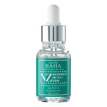 Сыворотка для жирной и проблемной кожи с ниацинамидом 20% и цинком 4% - Cos De Baha NZ Niacinamide 20% Zinc PCA 4% Serum, 30 мл