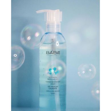 Мицеллярный гель для деликатной и глубокой очистки - BABE Laboratorios Soothing Micelar Gel, 245 мл