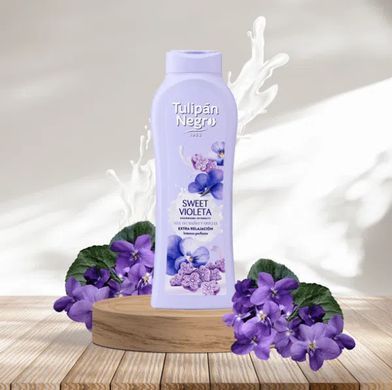 Гель для душа и ванны СЛАДКАЯ ФИАЛКА - TULIPAN NEGRO Sweet Violeta Bath Gel, 650 мл