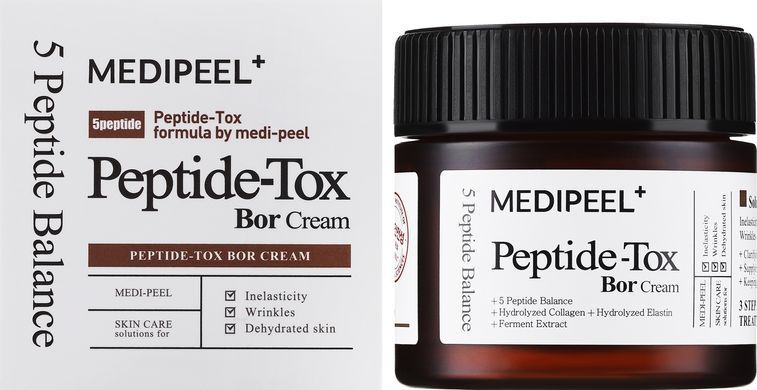 Лифтинг-крем с пептидным комплексом - Medi Peel Peptide-Tox Bor-Cream (Bor-Tox Cream), 50 мл