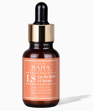 Пилинг-сыворотка с молочной кислотой 12.5% - Cos De Baha LS Lactic 12.5 Acid Serum, 30 мл