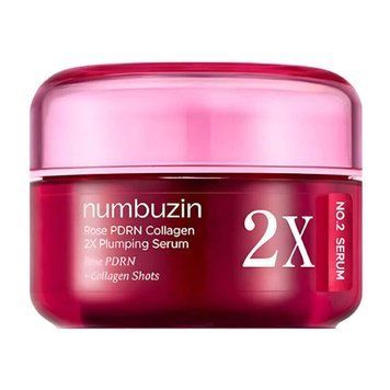 Концентрована сироватка для пружності шкіри - NUMBUZIN No.2 Rose PDRN Collagen 2X Plumping Serum, 30 мл