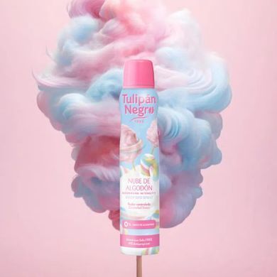 Дезодорант спрей ХЛОПКОВОЕ ОБЛАКО - TULIPAN NEGRO Cotton Cloud Body Deo Spray, 200 мл