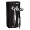 Роликовый массажер для лица - WellDerma Face Lifting Dark Silver Roller, 1 шт