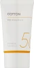 Солнцезащитный крем с бархатным финишем - Missha All Around Safe Block Cotton Sun SPF 50+ PA++++, 50 мл