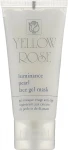 Yellow Rose Гелевая маска для лица с жемчугом, алмазной пудрой (туба) Luminance Pearl Face Gel Mask