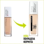 Maybelline New York Super Stay 30H Стойкий тональный крем для лица - фото N7