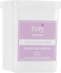 Tufi profi Безворсові серветки Lux Cotton Fibre, 5х5 см, перфоровані