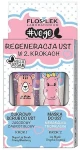 Floslek Набор "Регенерация губ в 2 этапа" (lip/scrub/14g + lip/mask/14g)