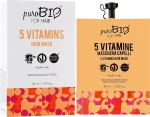 PuroBio Cosmetics Маска для волос For Hair 5 Vitamins Mask - фото N2