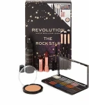 Makeup Revolution Набор The Rock Star (eye/palette/16.5g + highl/6.5g + fix/sprey/100ml + lipstick/3.5g + eye/pen/1.2g + brush/3) - фото N2
