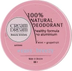 Cream Dream beauty kitchen Натуральный дезодорант с эфирными маслами мяты и грейпфрута Cream Dream Easy Breeze 100% Natural Deodorant