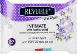 Revuele Гіпоалергенні вологі серветки для інтимної гігієни з молочною кислотою Hypoallergenic Intimate Wet Wipes