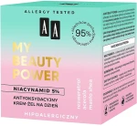 AA Антиоксидантний денний крем-гель для обличчя My Beauty Power Niacynamid 5% Antioxidant Day Cream-Gel - фото N4