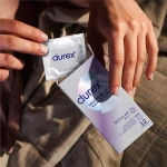 Durex Презервативы латексные с силиконовой смазкой "Ультратонкие" с дополнительной смазкой, 12 шт. Invisible Extra Lube - фото N6