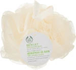 The Body Shop Мочалка для душа, кремовая Bath Lily Ultra Fine Cream