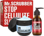 Mr.Scrubber Набір Stop Cellulite Massage Cold Pepper Slim (cr/cold/250g + oil/100ml)